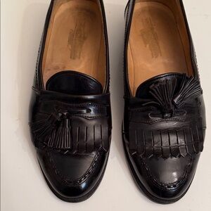 Classic Black Johnson & Murphy Size 7 Leather Loafers